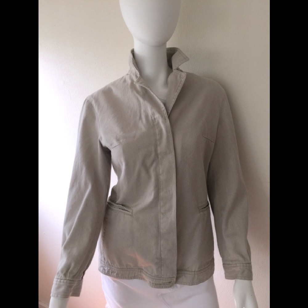 VTG Byblos Blu cotton khaki jacket